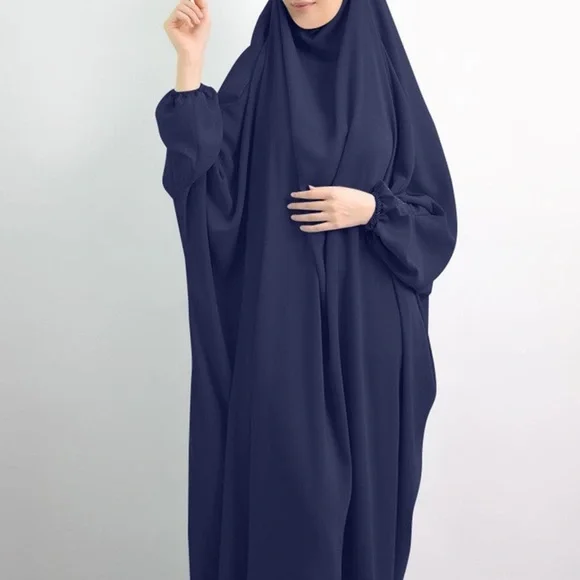 One piece overhead khimar abaya dress Muslim prayer dress Islamic - Picture 2 of 4